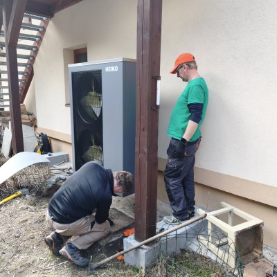 Montáž vonkajšej jednotky Heiko Thermal Plus