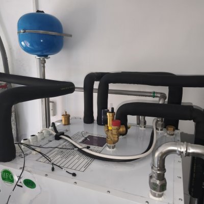 Detail izolácie a potrubia