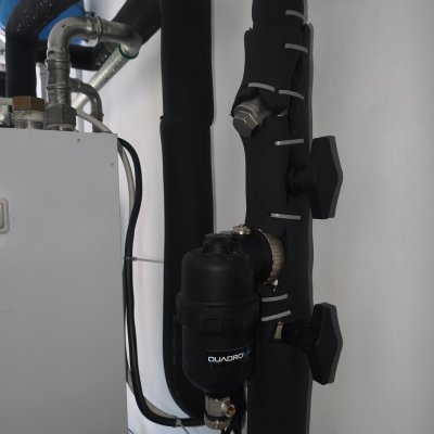 Zapojenie filtra Quadroma